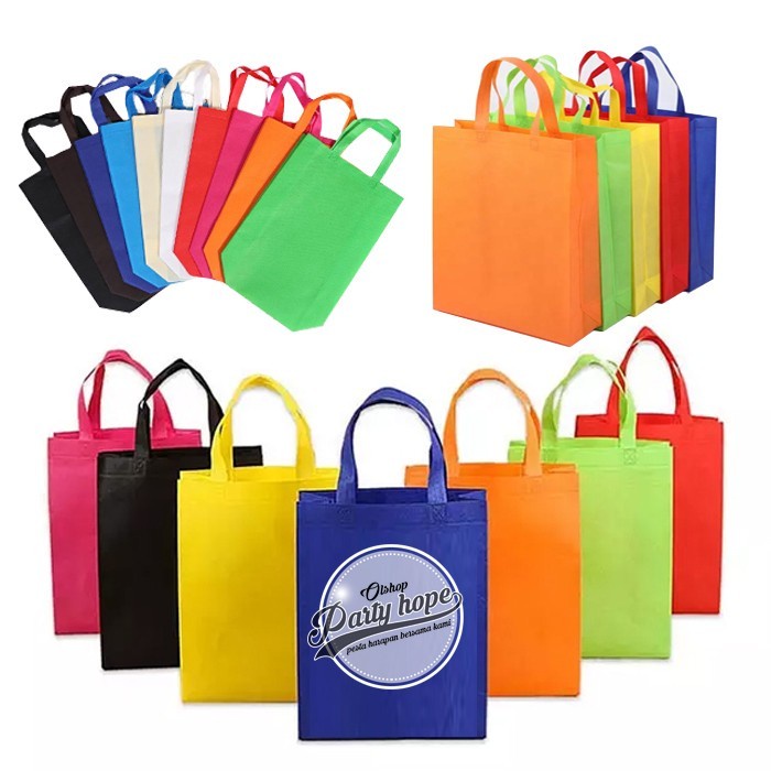 

Tas Spunbond box bag / goodie bag spunbond polos / tas souvenir BB