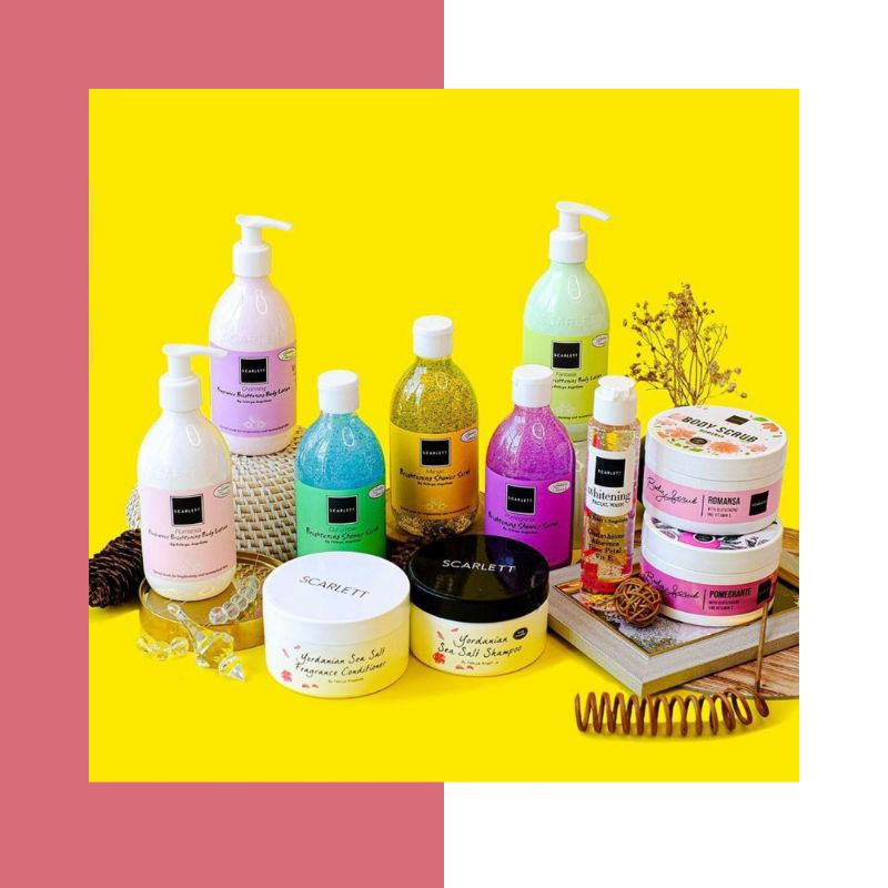 SCARLETT WHITENING Series Paket Lengkap Scarlet By Felicya Angelista/Scarlett Terlaris