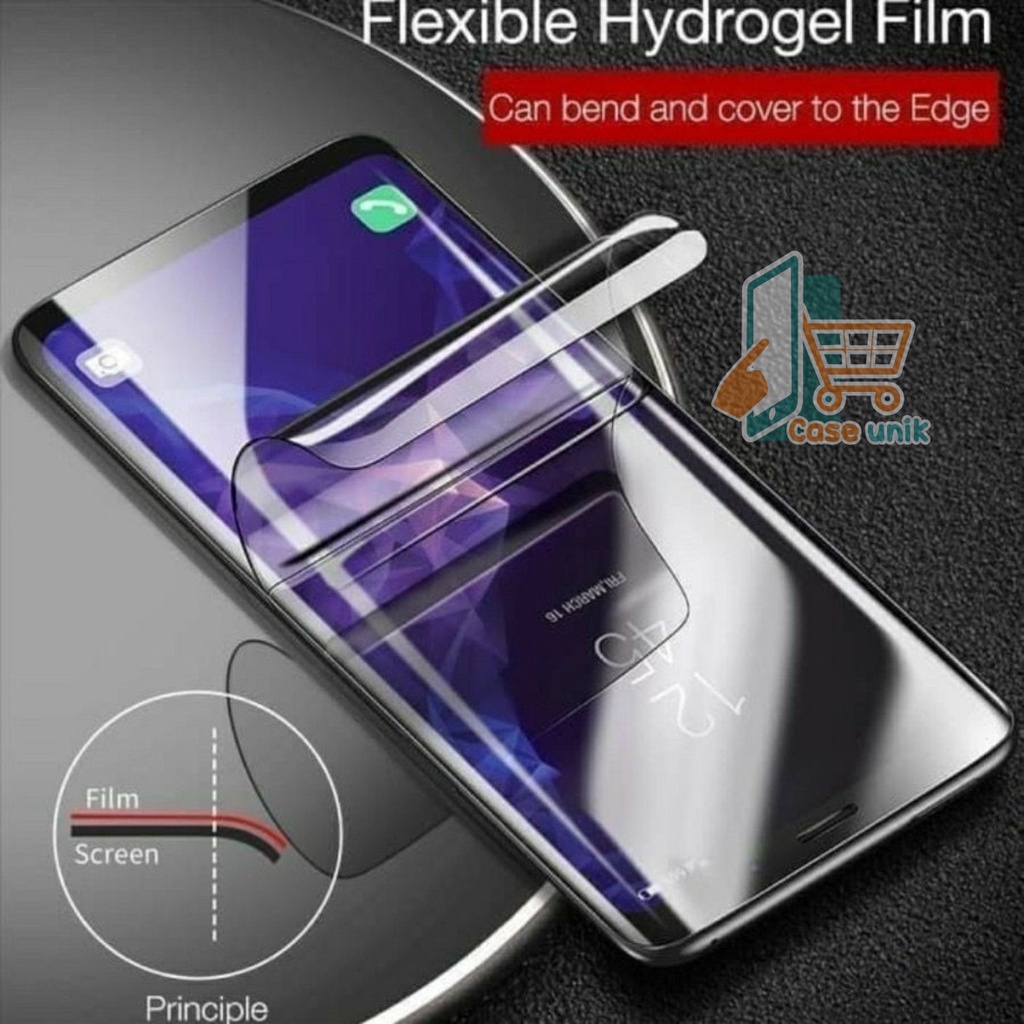 ANTI GORES HYDROGEL ANTI SHOCK BUKAN TEMPLE GLASS IPHONE SE 2022 11 12 13 14+ 14 MINI PRO MAX CS4781