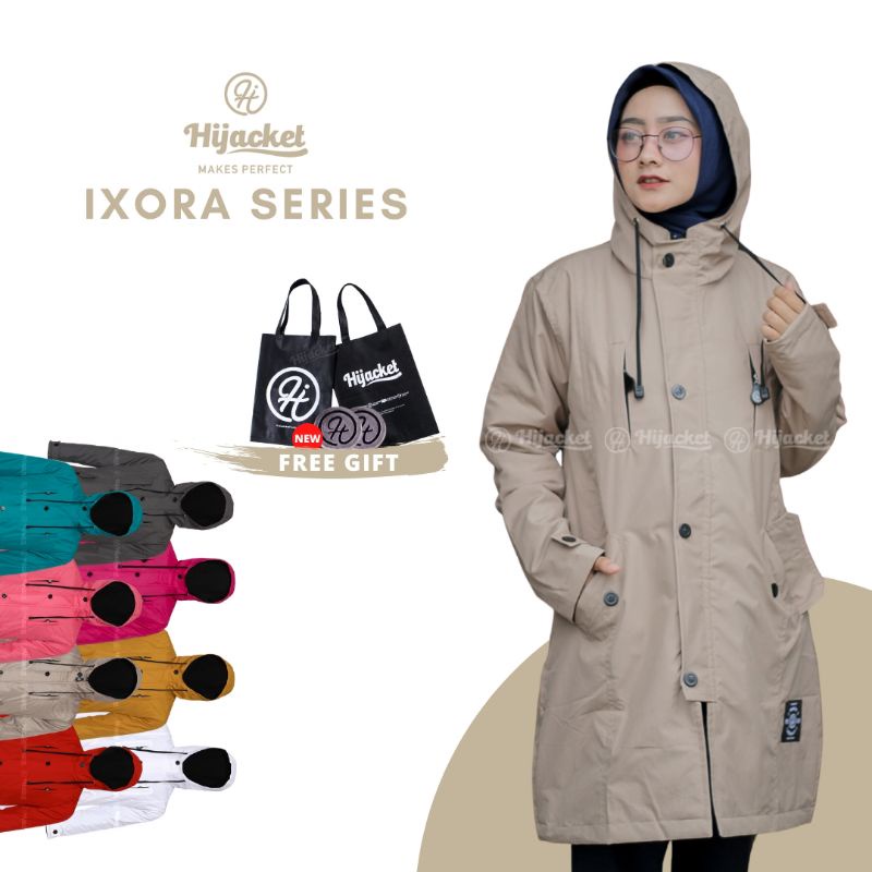BEST SELLER | JACKET PANJANG HIJAB | HIJACKET ORIGINAL | HIJACKET® IXORA | JACKET WANITA