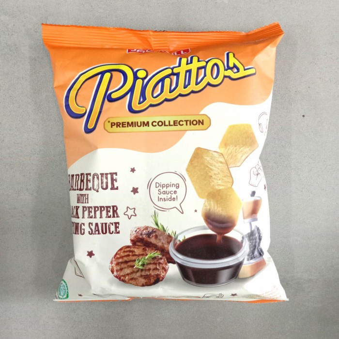 

Piatos Barbeque Black Pepper 70gr