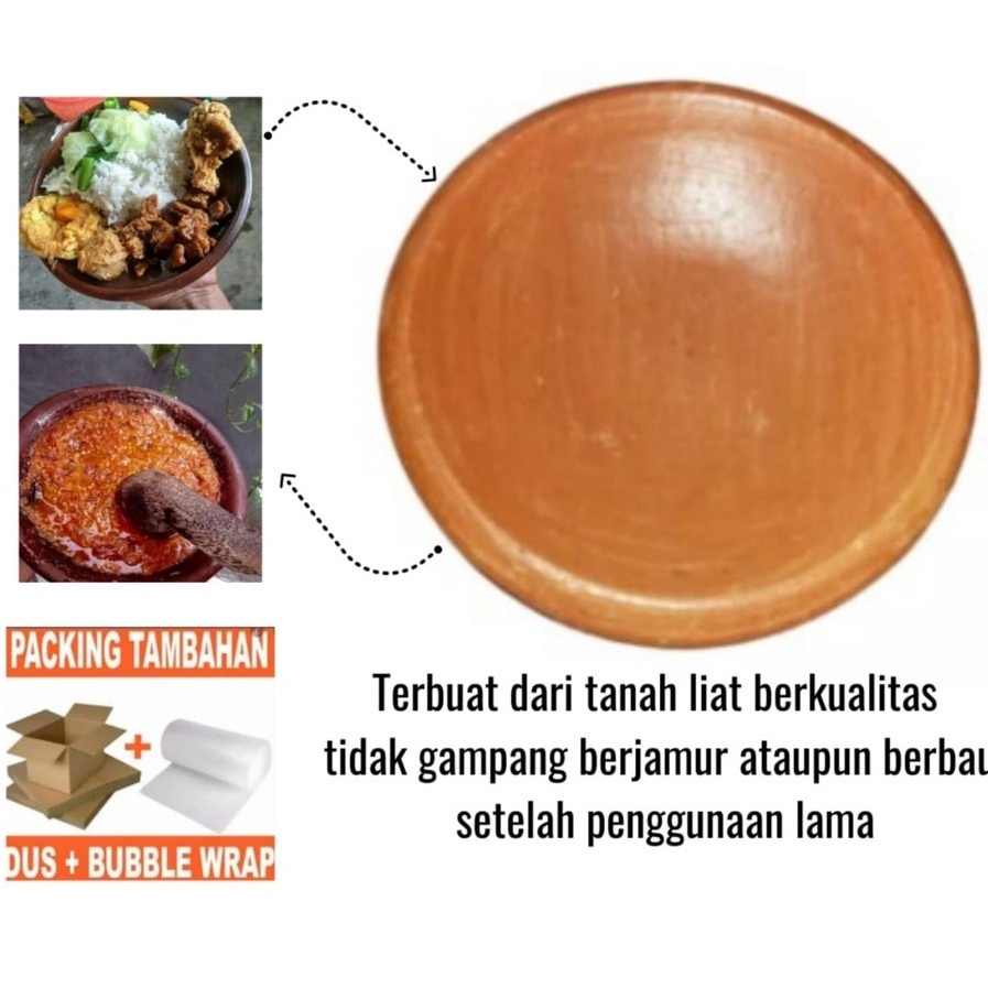 Cobek Tanah Liat Jumbo Cobek Tanah Murah Tanah Liat Cobek Tanah Liat Serbaguna Cobek Tanah Liat Besa