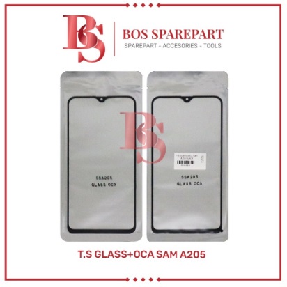 TOUCHSCREEN SAMSUNG A205 / KACA GLASS LCD PLUS LEM OCA