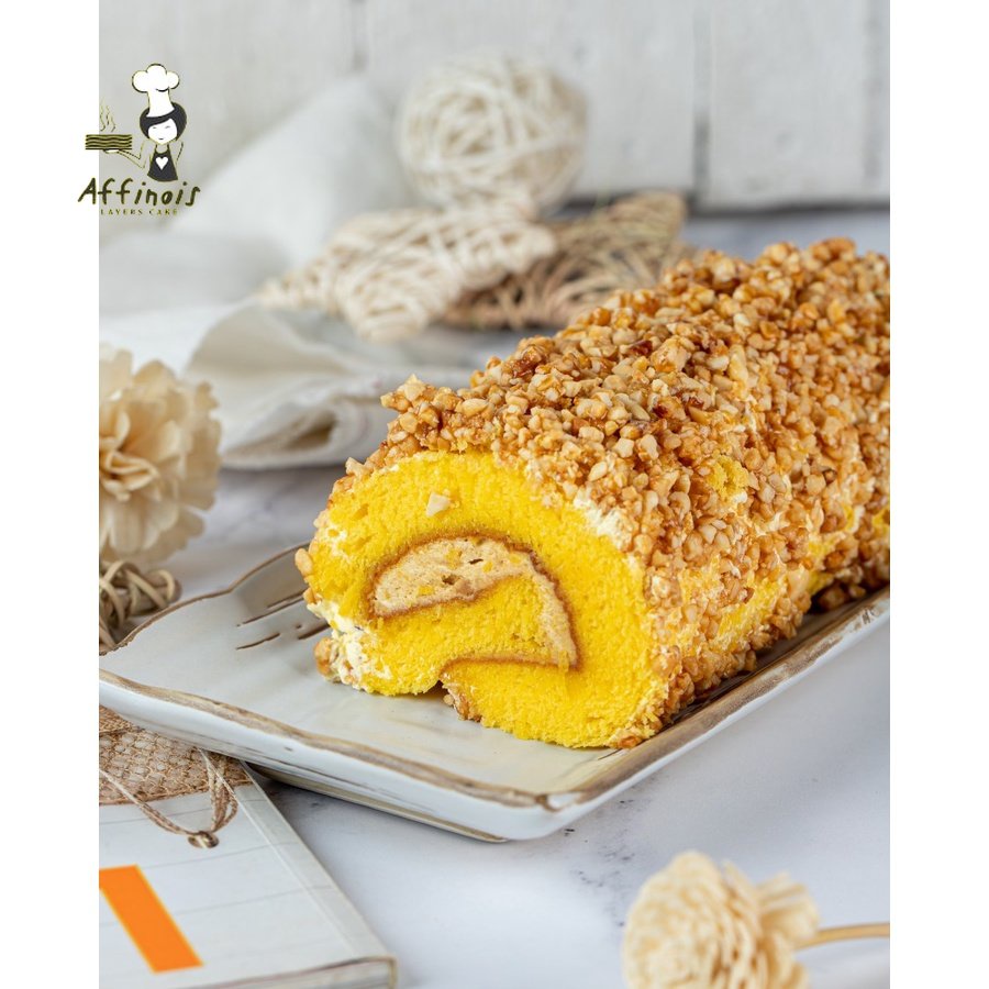 

Bolu Gulung Crunchy Nougat