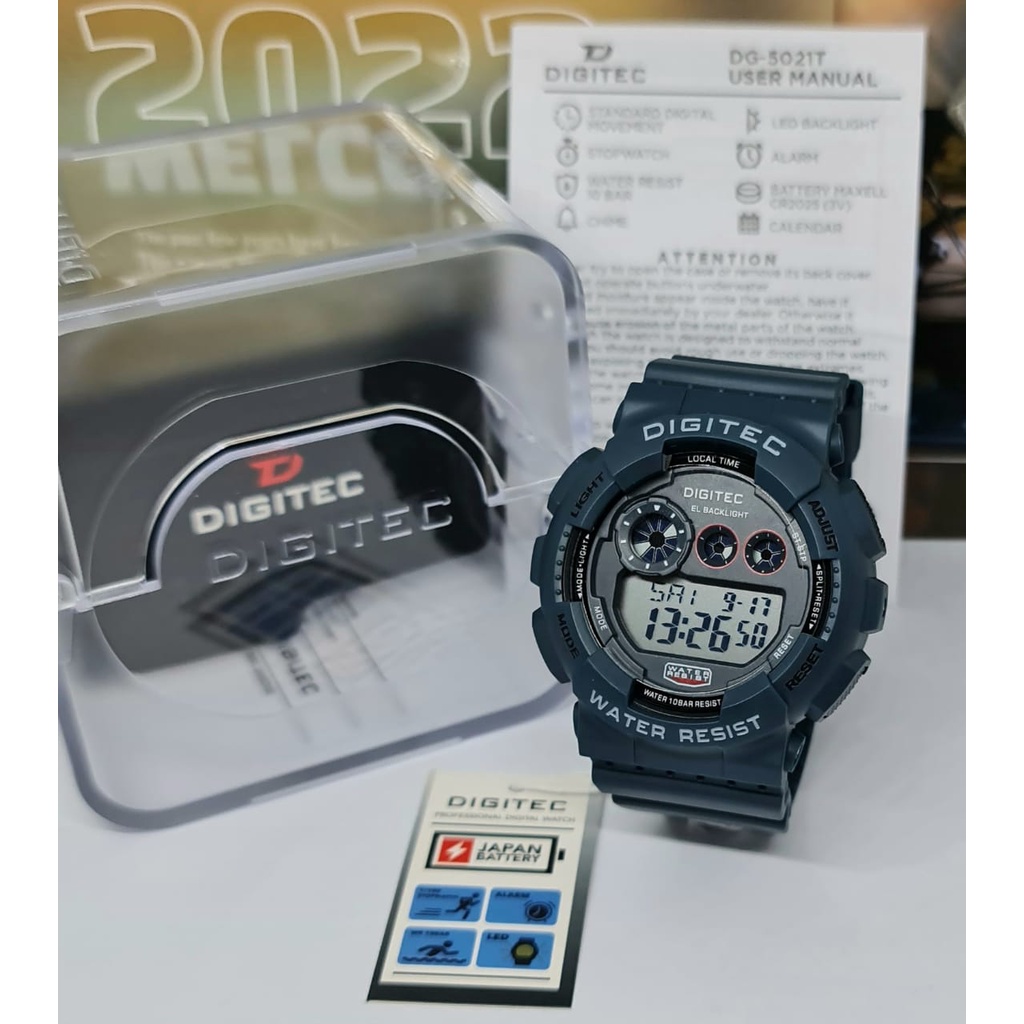 Digitec 5021 Jam Tangan Pria Digital Original DG5021