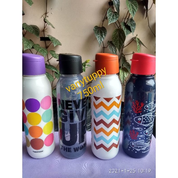 Tupperware botol minum botol eco fancy 750ml tuppy ori