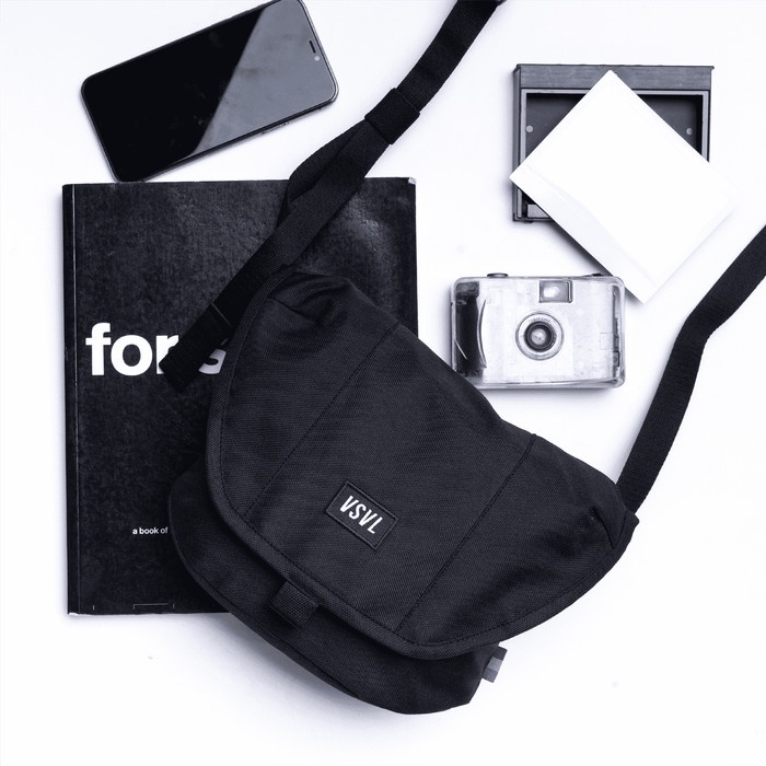 PROMO BISA COD TAS SELEMPANG PRIA VISVAL - Tas Selempang - Meta - Hitam ANTI AIR DISTRO MURAH IMPORT