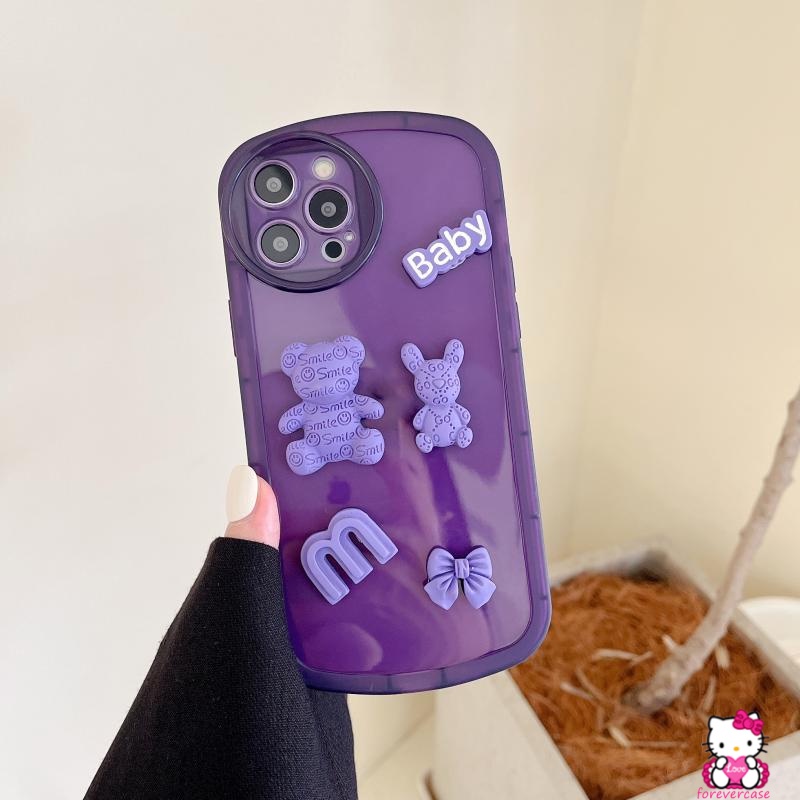 Casing Vivo Y20 Y12 Y11 Y15A Y21 2021 Y15s Y91 Y95 Y91C Y1s Y33S Y15 Y17 Y12i Y21S Y33T Y1X Y20 Y21T Y21T Y21T Y1s Y21T Y21T Y1s Y20i Y21T Y21T Y20i Y1s Motif Beruang 3D