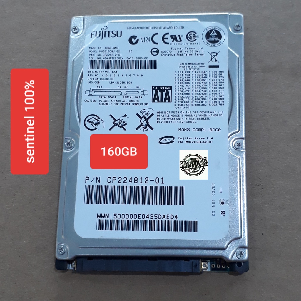 Hardisk sata PS3 PS4 Laptop 500gb / 160gb