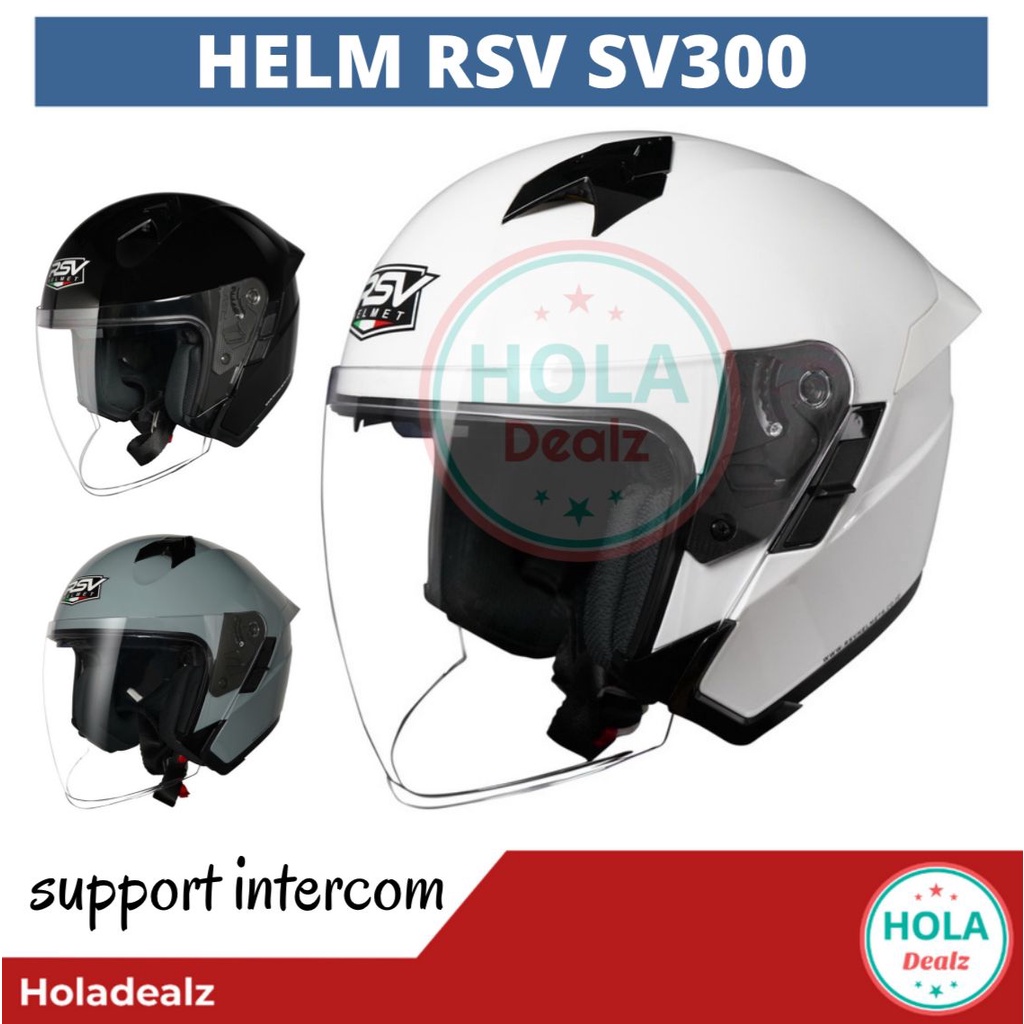 Jual Helm Rsv Sv White Sv Black Sv Grey Rsv Sv Half Face Solid Vs Jpx Nova X Njs