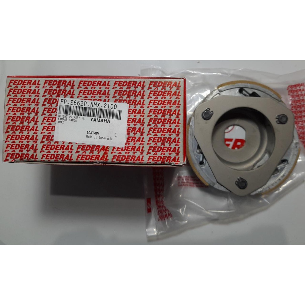 Kampas Kopling Ganda + Plat Weight Set Clutch Assy Federal N Max FP E662P NMX 2100