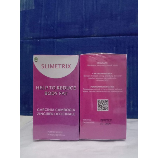 SLIMETRIX ASLI ORIGINAL BPOM OBAT PELANGSING