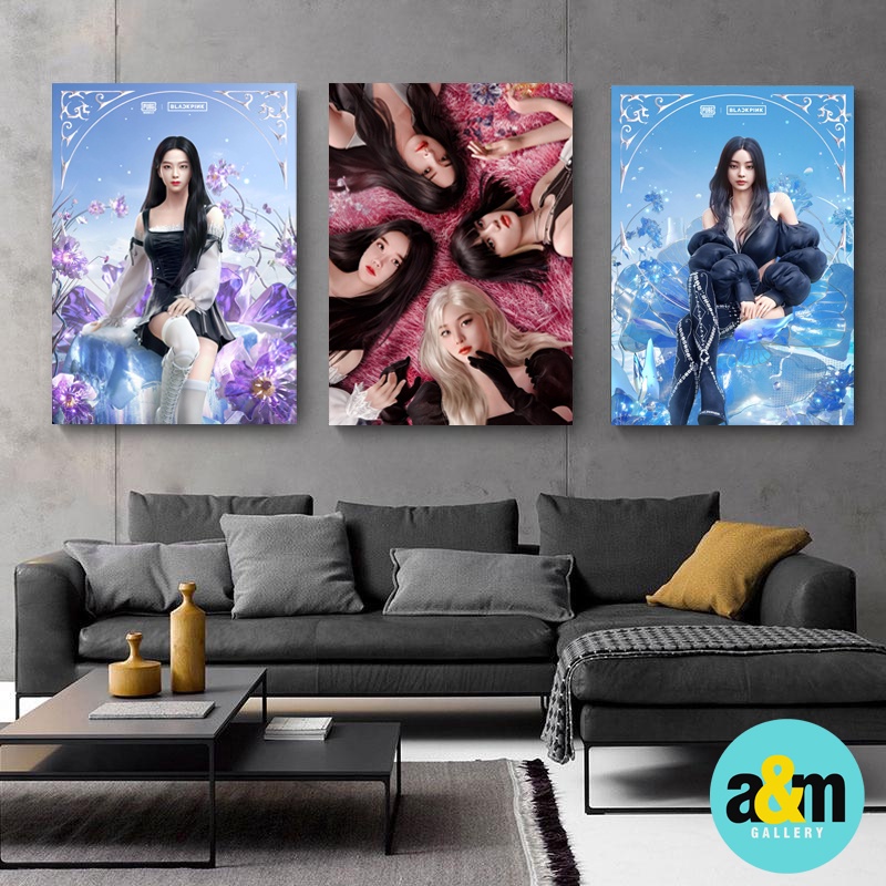 Poster Kayu BLACKPINK AESTHETIC I Hiasan Dinding Dekorasi Kamar I Poster Kayu K-POP Dekorasi Kamar - A&amp;M