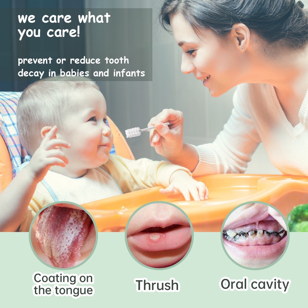 Stik Kasa Pembersih Mulut Lidah Gusi Bayi Untuk Bayi 0-3 Tahun / Baby oral cleaner care / Baby Mouth Cleaner