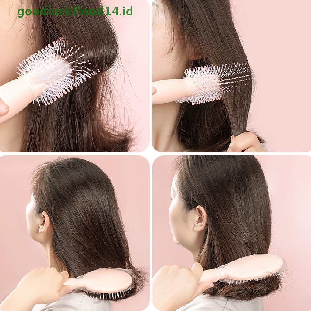 (GOOGFOUR) Jaring Pelindung Sisir Rambut Universal Portable Dapat Dicuci