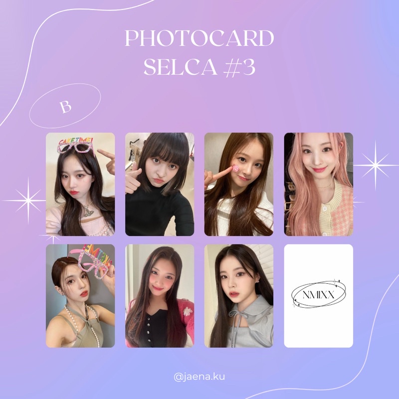 [NMIXX] PHOTOCARD SELCA #3 NMIXX ‼️BACA DESKRIPSI‼️