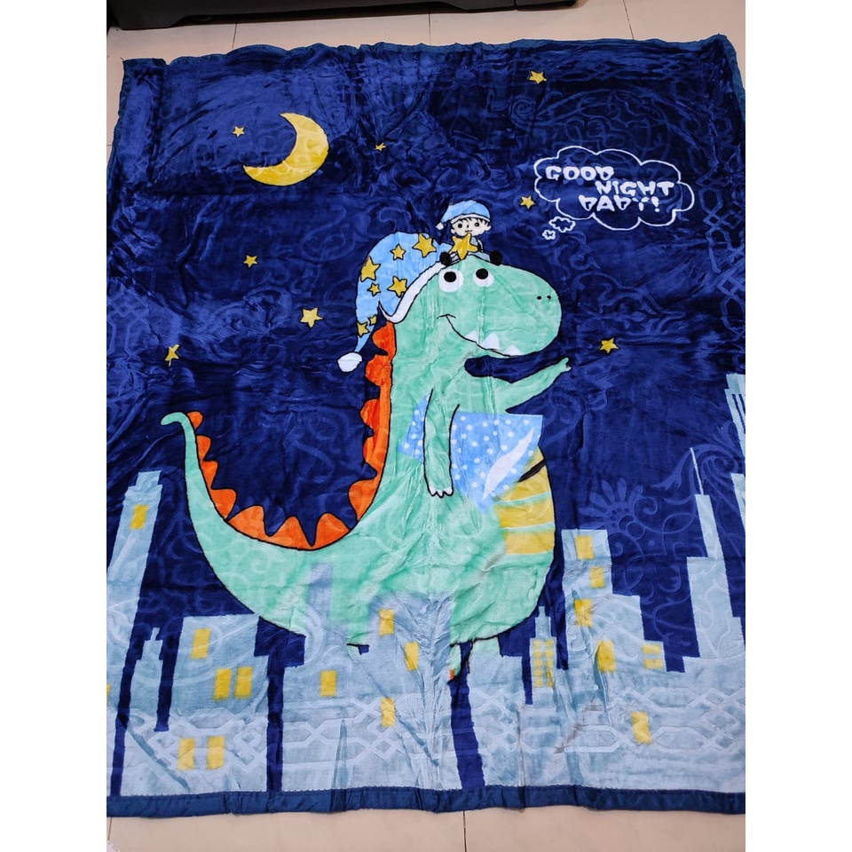 SRH Selimut Jumbo Embos 180 x 200 cm  Berat 1600 G