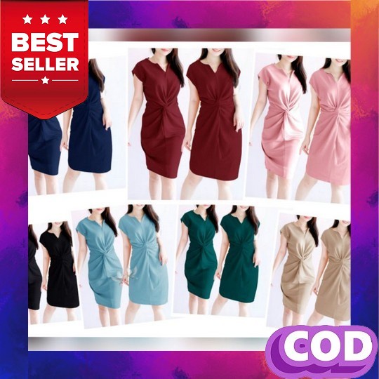 Dress Wanita Baju Pesta Dress Deres Brokat Dres Premium Drees Pesta Drees Wanita Import Dres Casual 