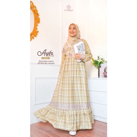 asyifa dress series 3 by nadira | gamis rayon
