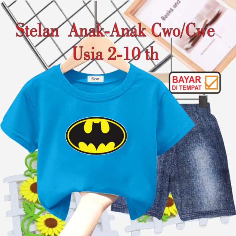 STELAN ANAK UNISEX/CELANA SEMI JEANS USIA 2 THN-10 THN(B4TMEN)