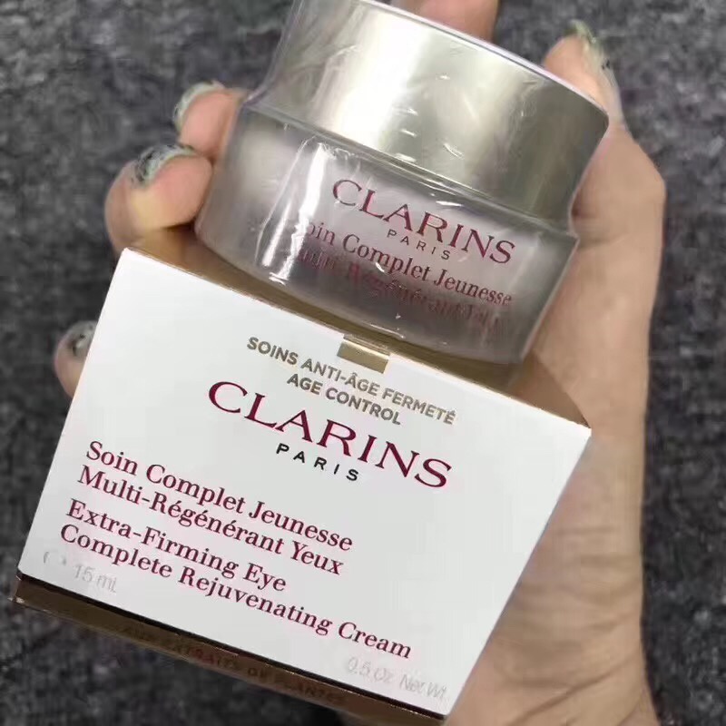 Clarins Firming Eye Cream 15ml Pelembab / Anti-Kerut / Mencerahkan Garis-garis Halus