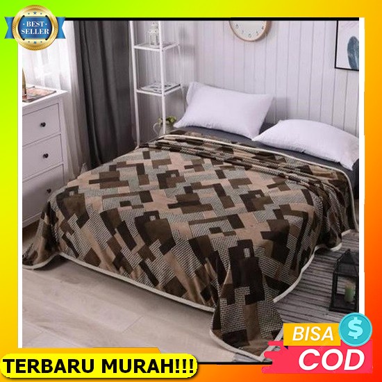 Selimut Bulu Dewasa Import Motif Bunga Ukuran Selimut Bulu Dewasa Tebal Extra King Uk 200 X 230 Cm