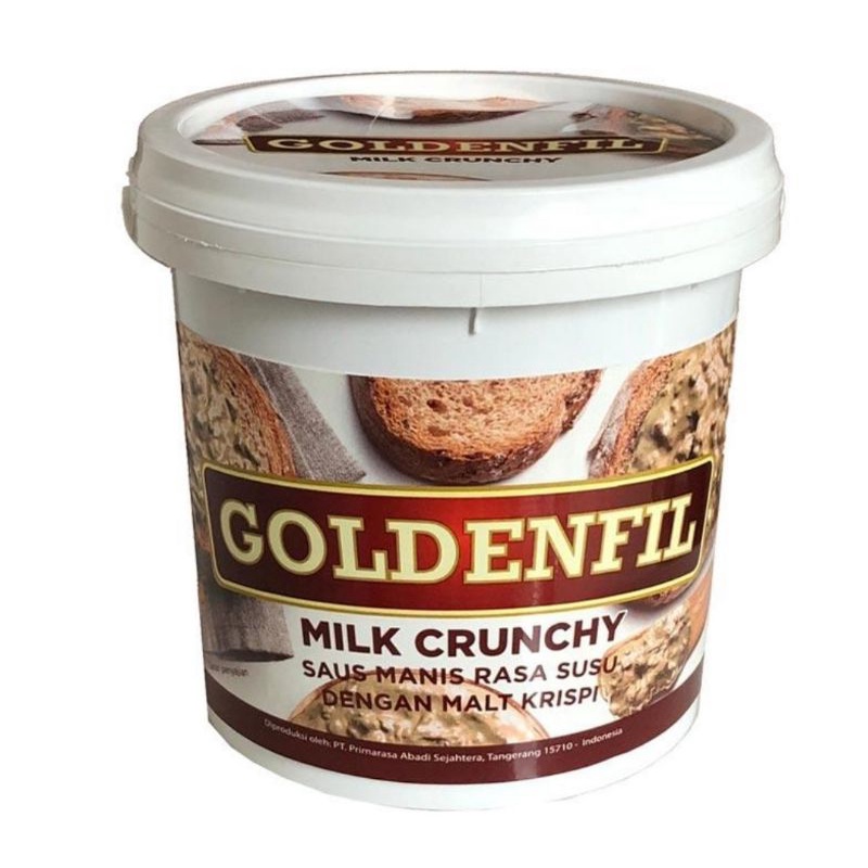 

Goldenfil Milk Crunchy Saus Selai Manis Rasa Susu Malt Krispi [1Kg]
