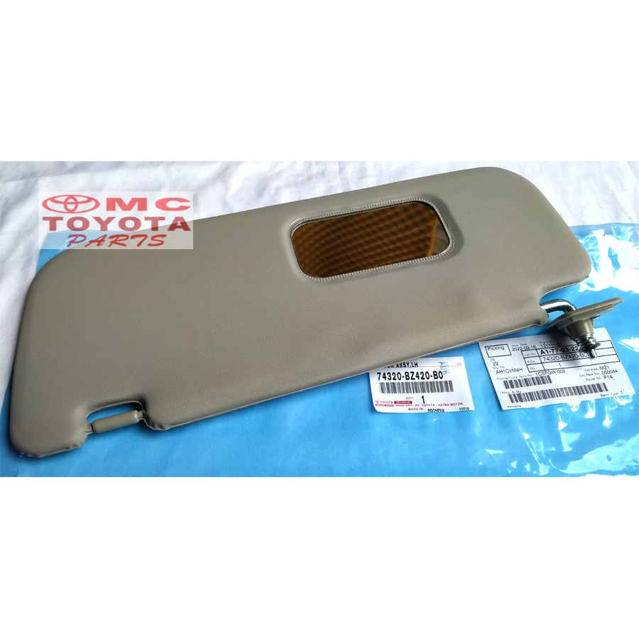 Sun Visor Protector Shade Cahaya Agya Ayla Avanza Xenia 74320-BZ420-B0