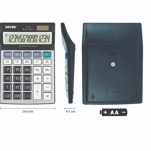 

Calculator / Kalkulator Joyko CC-41 / 14 Digits / Check Correct