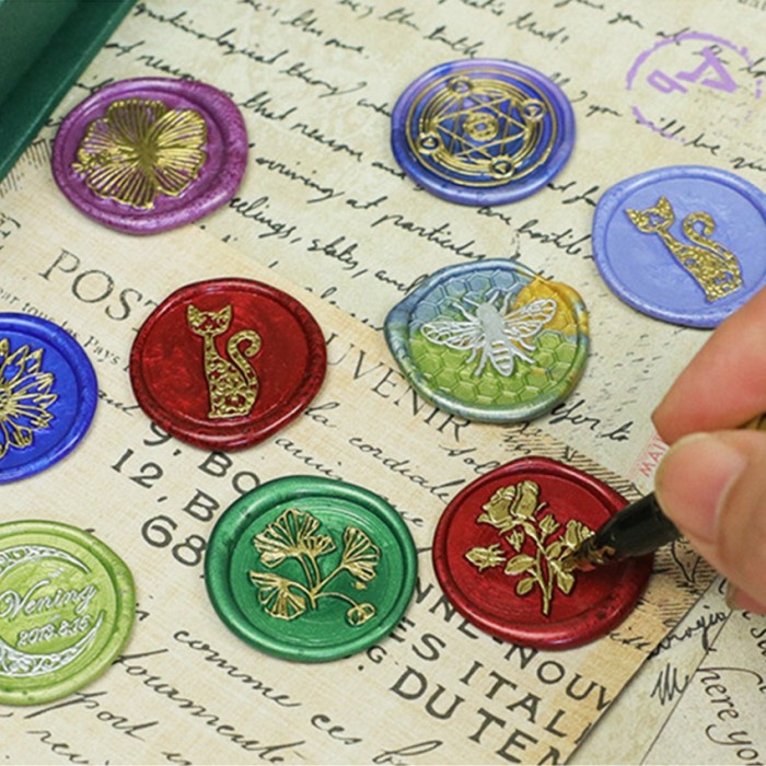 

card diy stamp vintage sealing wax stamp lacquer sealing wax seal set lalaindah456