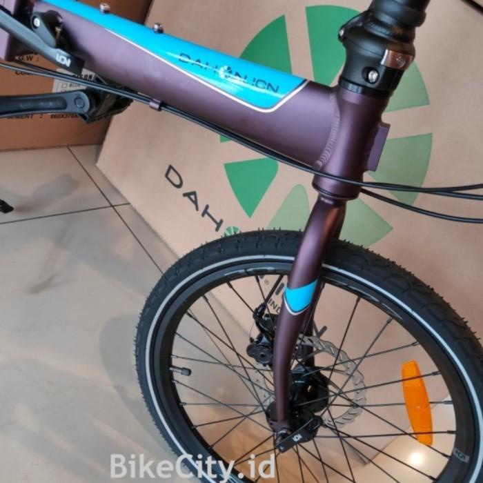 Sepeda Sepeda Lipat Dahon Ion Chicago 20" 8Sp New 2020 - Grey