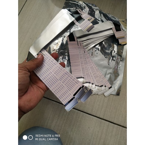 LVDS - KABEL CONECTOR - KABEL FLEKSIBEL - 30 PIN - DARI MAINBOARD KE  PANEL