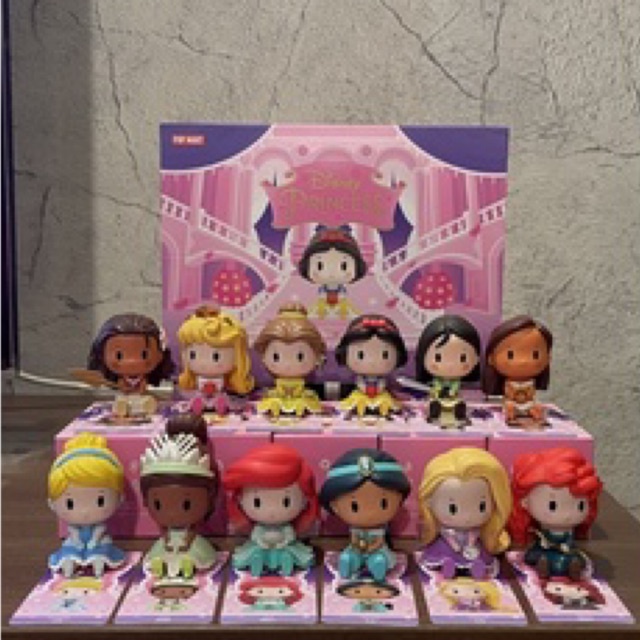 Pop Mart Disney Princess Sitting 1 set isi 12pcs (Opened Box)