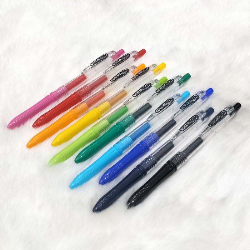 

Pulpen Gel Zebra Kokoro Gel Pen 0.5 mm Warna Warni