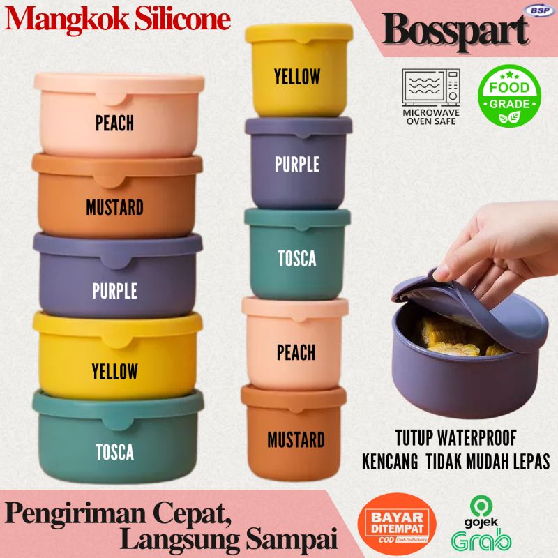 Mangkok Silikon / Silicone Bowl / Silicone Container Bowl