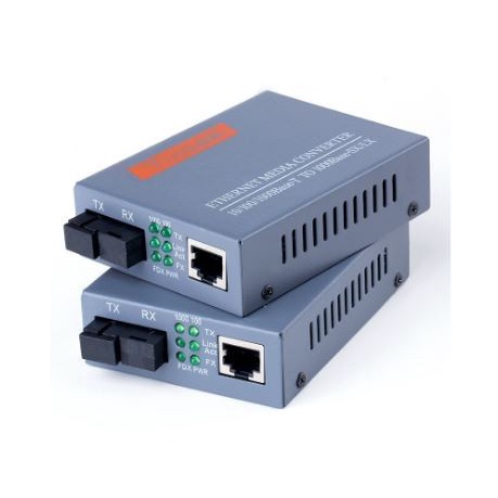 Fiber optical optic lan media converter Netlink Gigabit ethernet 1000Mbps 25km htb-gs-03 A/B set - Konverter FO sc to rj45 gs03