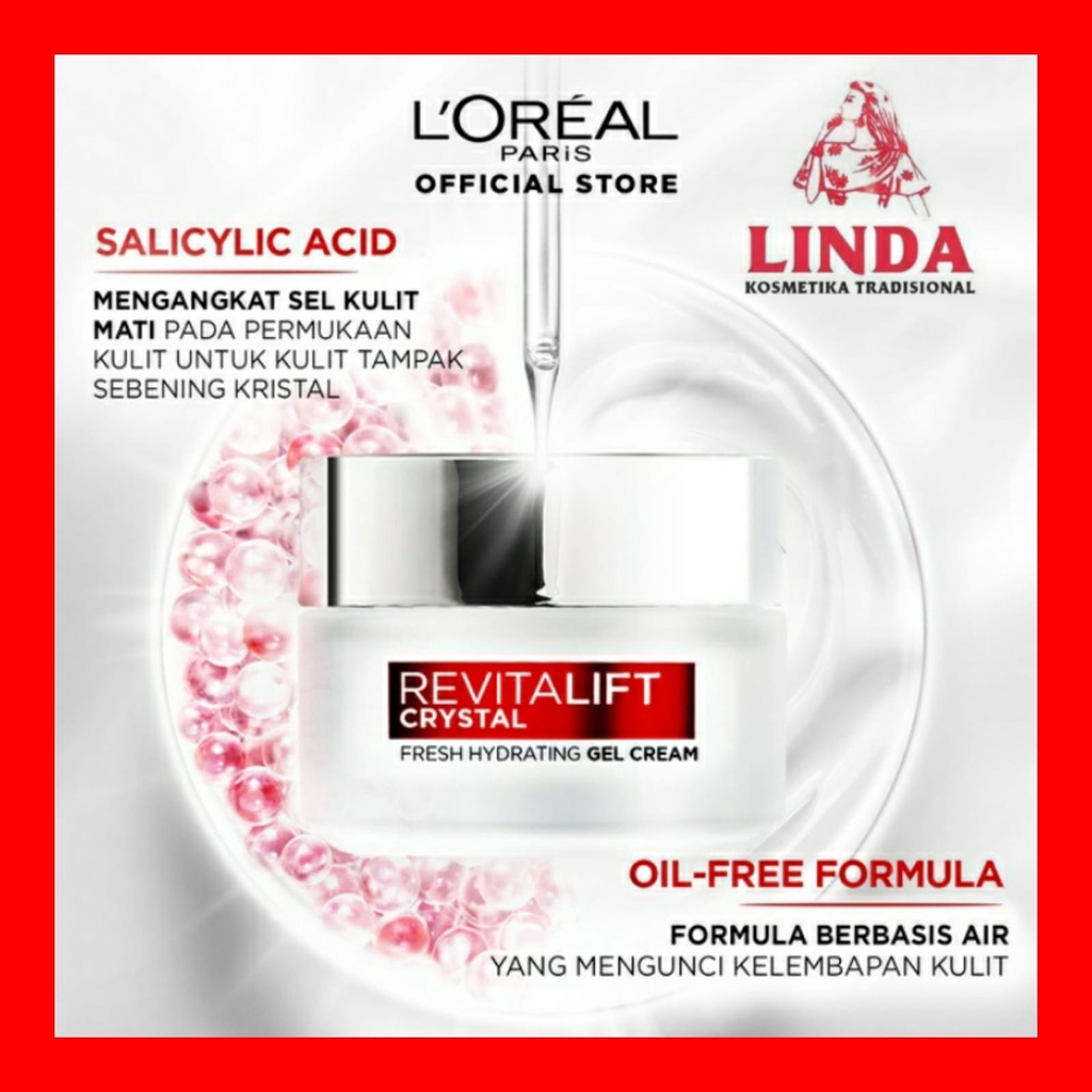 LOREAL REVITALIFT CRYSTAL GEL CREAM 50/15 ML