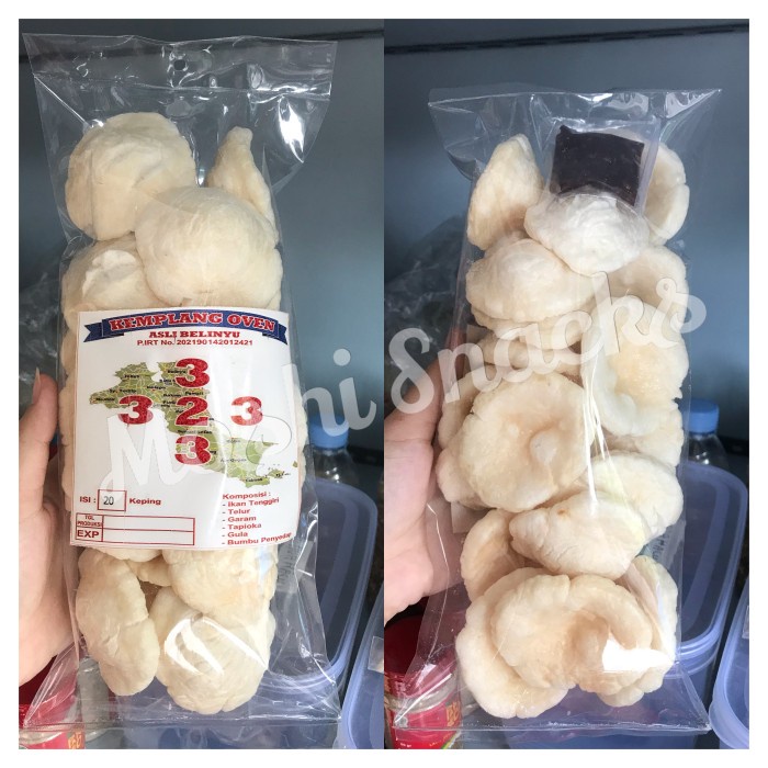 

NEW Kerupuk / Kemplang Oven 323 Ikan Tenggiri isi 20 Asli Bangka