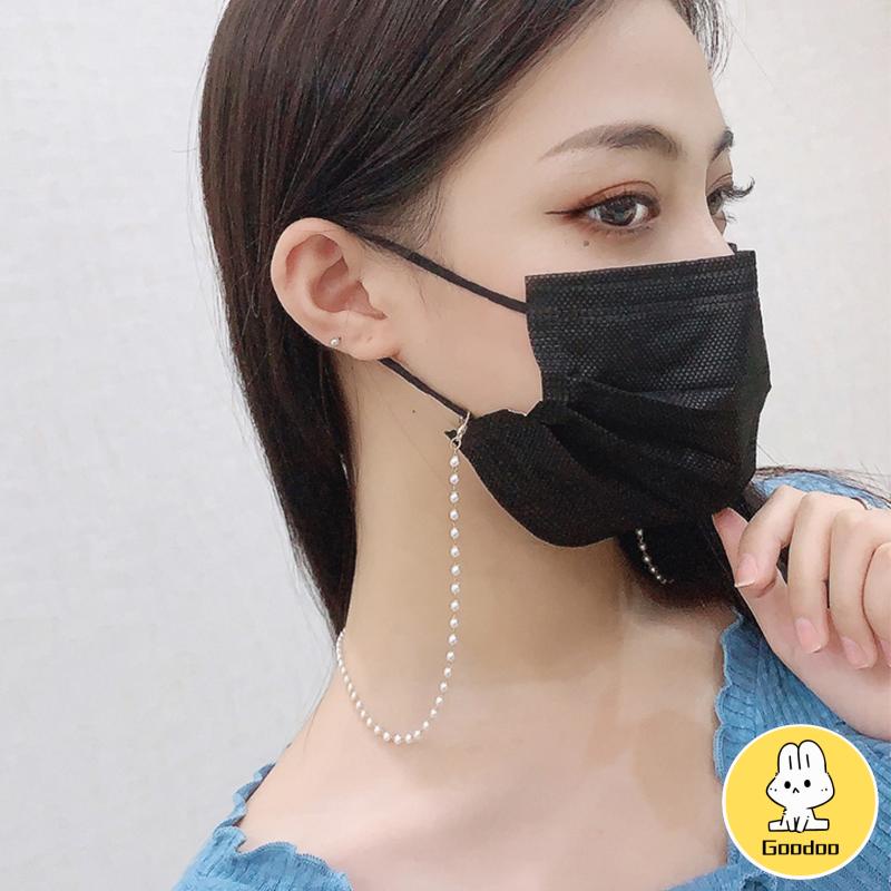 Masker kalung masker wajah lanyard bandana lanyard mask dengan dua pengait -Doo