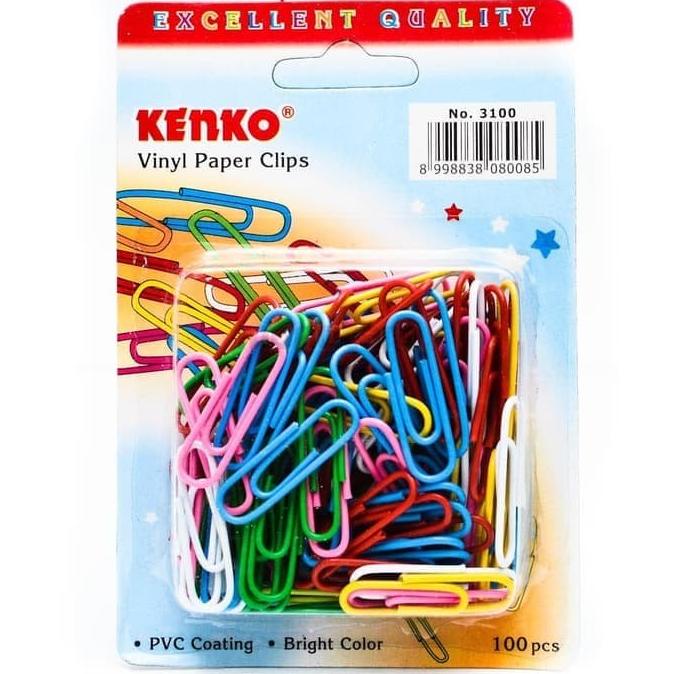 

Kenko Paper Clip Warna Warni No. 3100