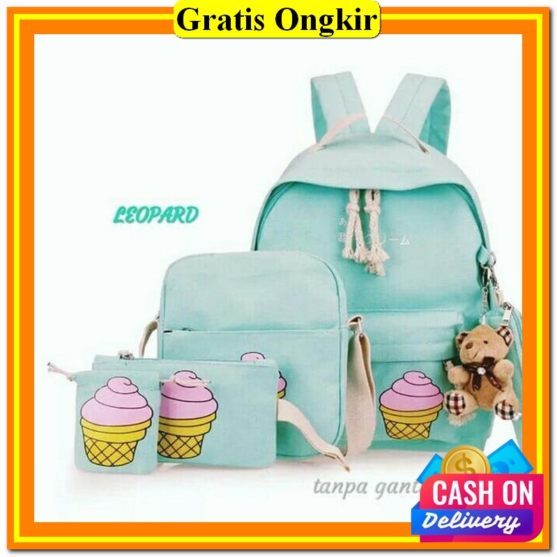 Sjb - Bt 21 Love Tas Ransel Anak Sekolah Sd Tk Paud Laki Laki Perempuan Wanita Cewek Laki2 Kelas 1 2