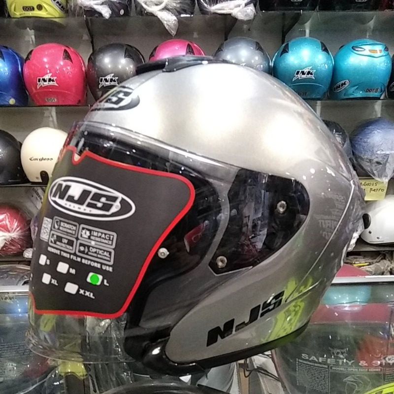 HELM NJS KAIROZ SOLID SILVER STEEL NJS KAIROZ