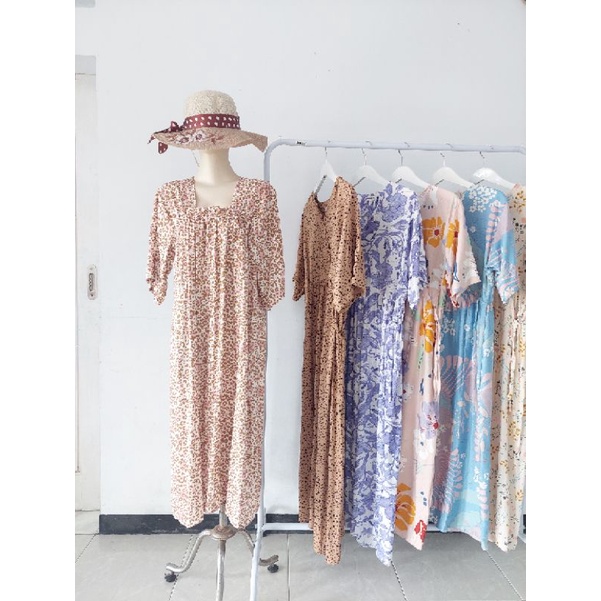 dress zara / daster andin / daster viral / daster ibu hami / daster bumil / daster panjang / daster tangan / daster busui