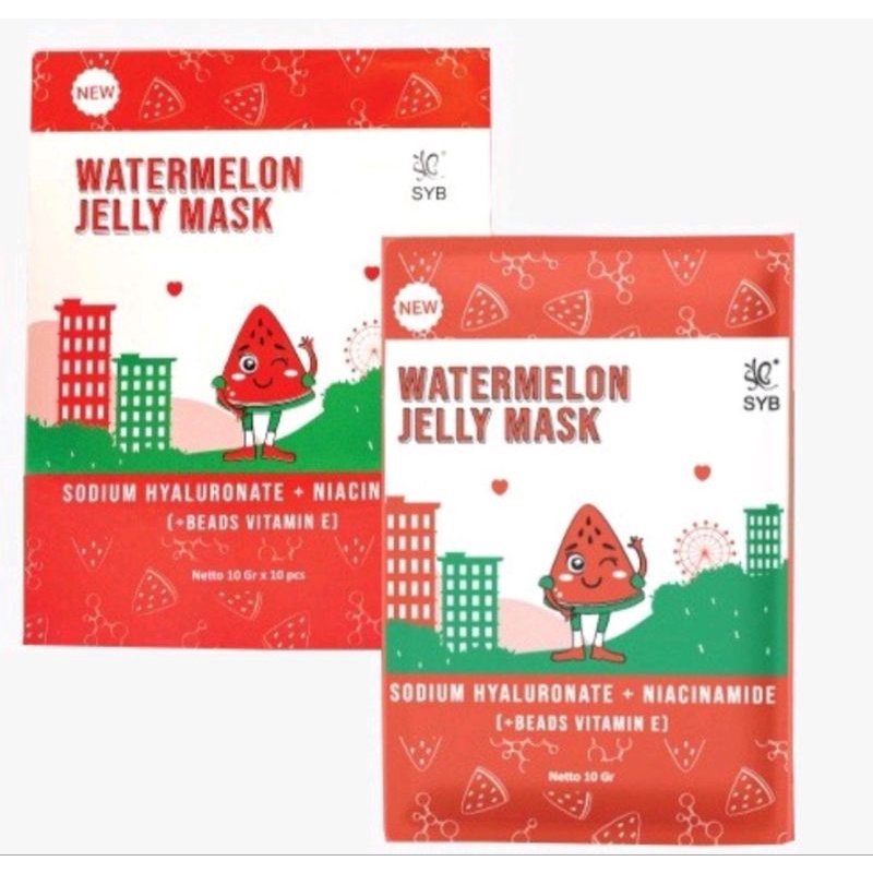 SYB Jelly Mask || BlueDNA Salmon || Watermelon