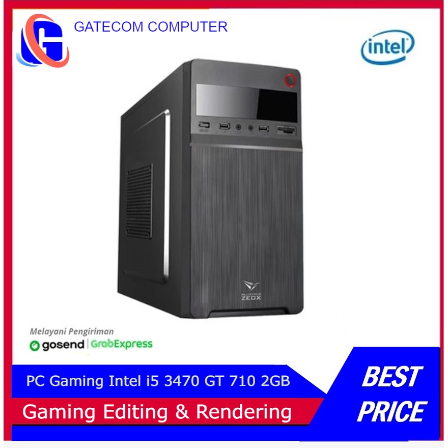 PC Gaming Intel  i5 3470 GT 710 2 GB /DDR3 8GB / SSD 120/HDD 500GB