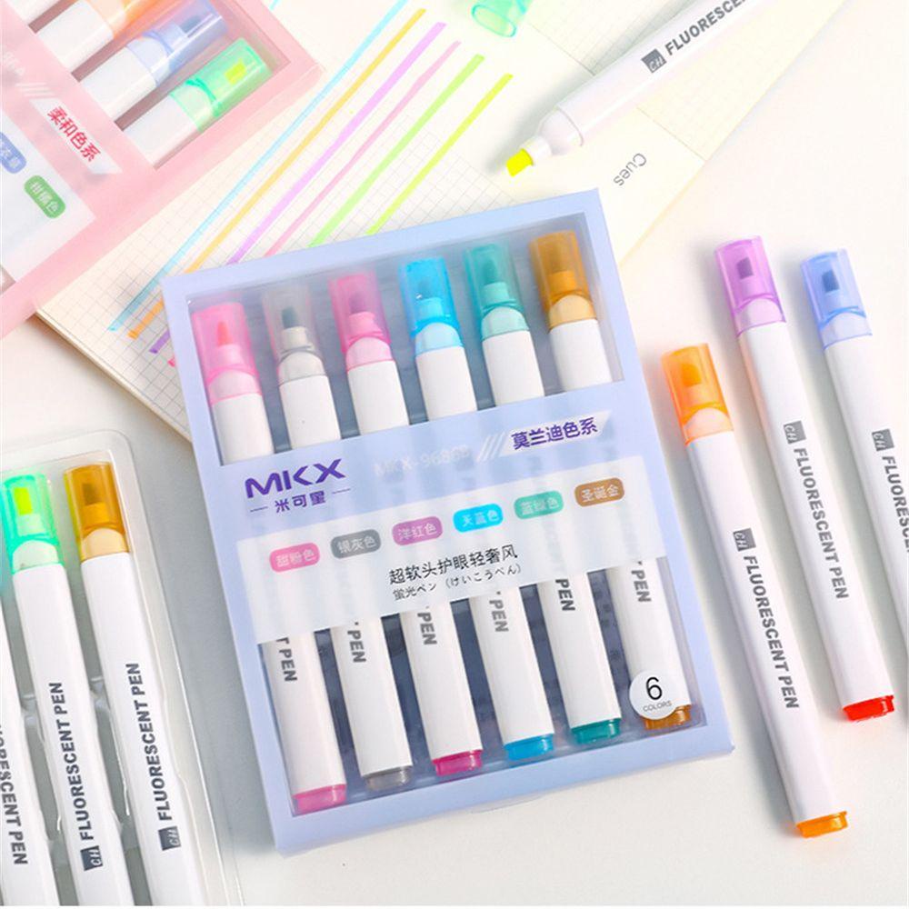 Preva Double-headed Stabilo Perlengkapan Kantor Tanda Kunci Lukisan Garis Grafiti Kepala Miring