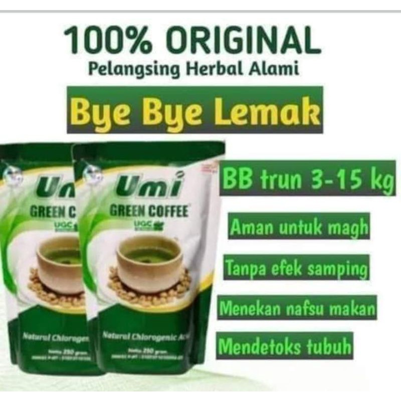 

Umi Green Coffee 250g Cod