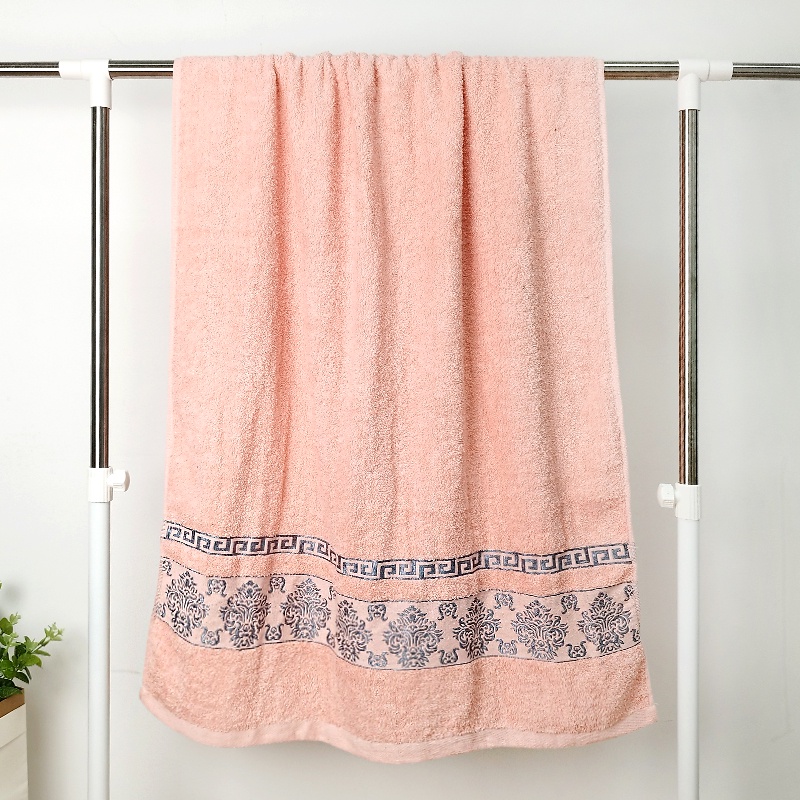 Handuk mandi katun 70cmx140cm / handuk dewasa / motif italy tebal dan lembut