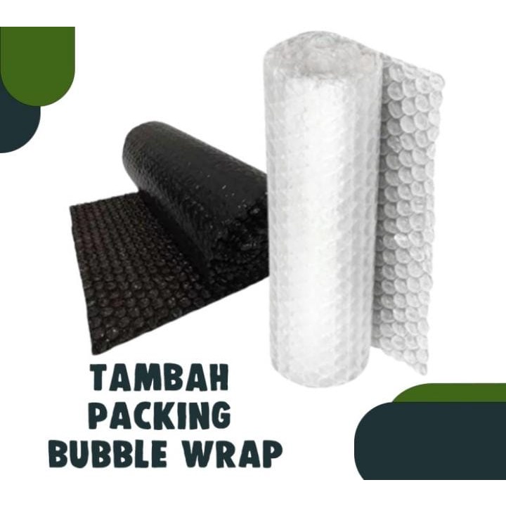 

Packing Tambahan Bubble Wrap Meteran