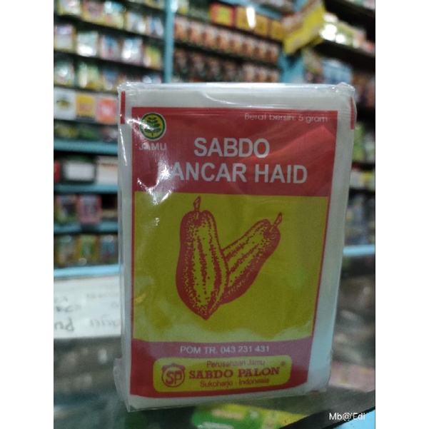 

Jamu Cap Kates Sabdo Palon 10 Sachet